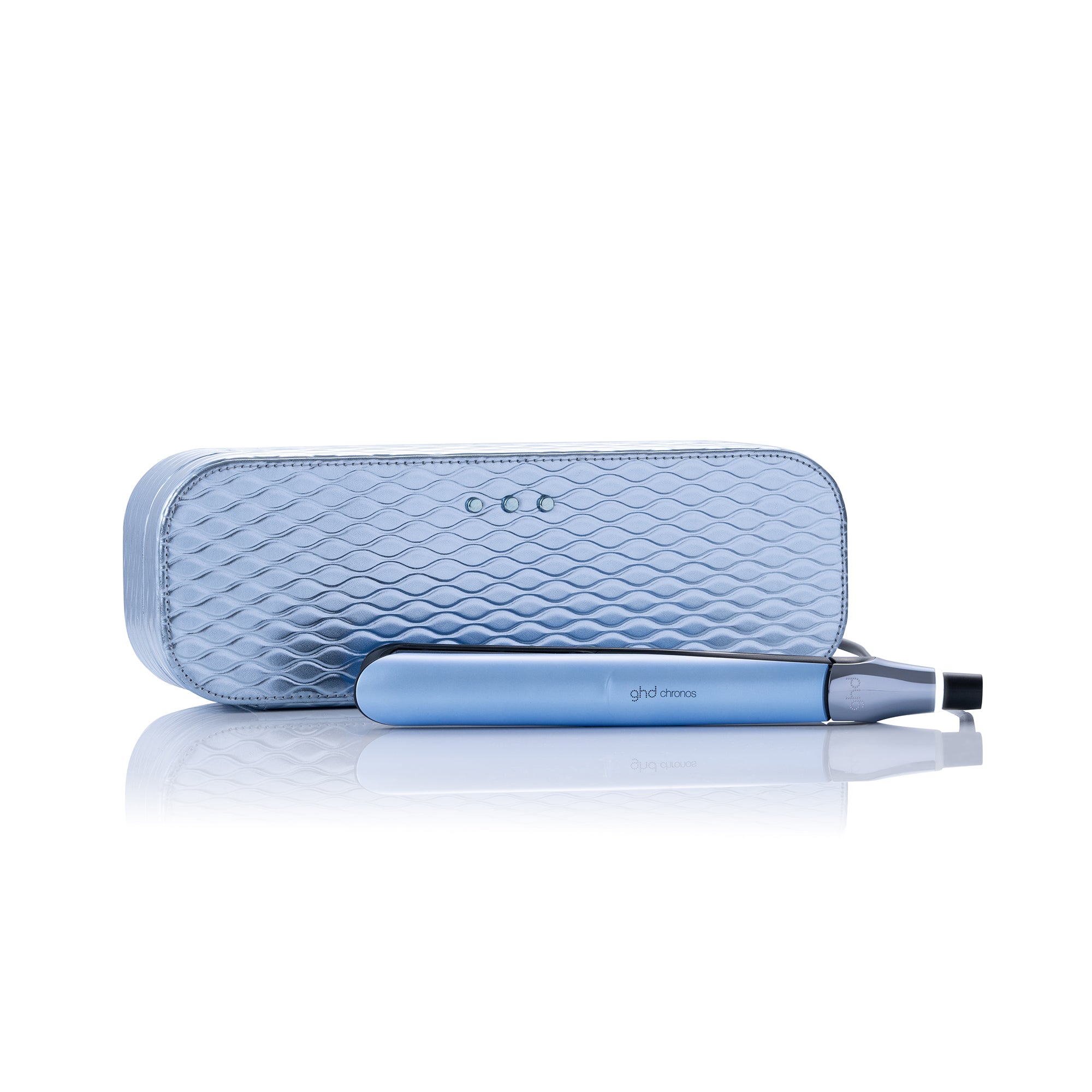 NEW GHD CHRONOS HAIR STRAIGHTENER IN ICY BLUE