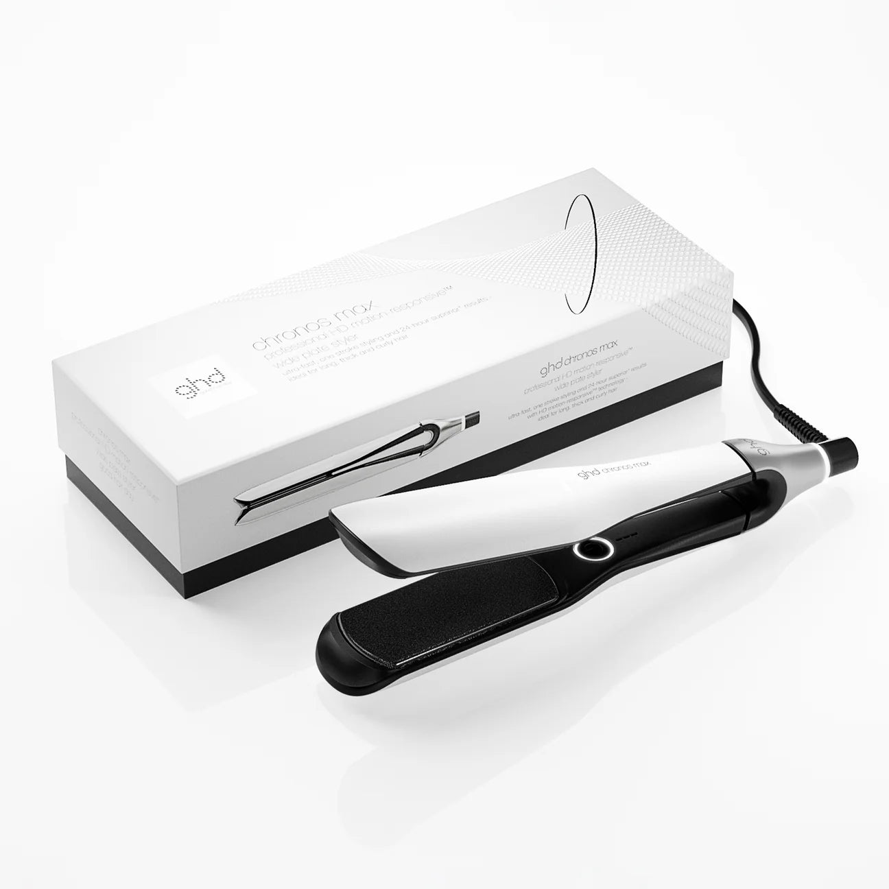 NEW GHD CHRONOS MAX BEST WIDE PLATE HAIR STRAIGHTENER (43MM PLATE)