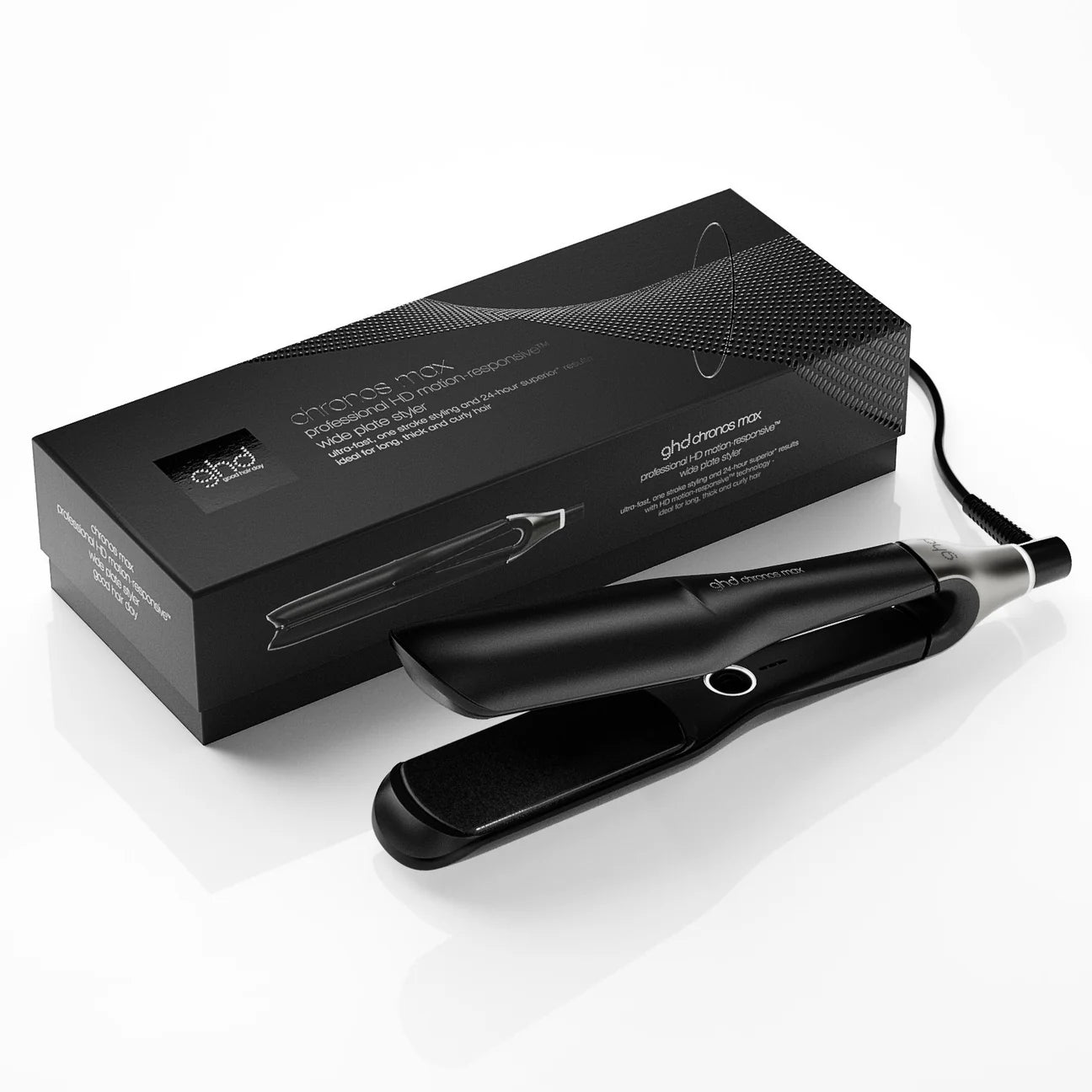 NEW GHD CHRONOS MAX BEST WIDE PLATE HAIR STRAIGHTENER (43MM PLATE)